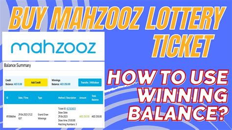 mahzooz winning number|Watch the Weekly Draw and Check the Previous .